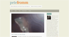 Desktop Screenshot of petefromm.com